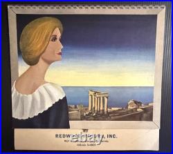 Vintage 1963 Volkswagen Factory Calendar Mac Zimmerman Redwood Motors Eureka, CA