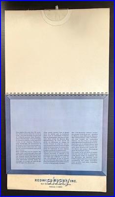 Vintage 1963 Volkswagen Factory Calendar Mac Zimmerman Redwood Motors Eureka, CA