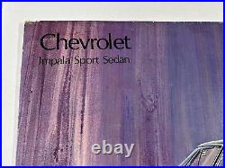 Vintage 1966 Chevrolet Impala Sport Sedan 32 x 18 Chevy Dealer Showroom Poster