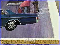 Vintage 1966 Chevrolet Impala Sport Sedan 32 x 18 Chevy Dealer Showroom Poster