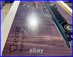 Vintage 1966 Chevrolet Impala Sport Sedan 32 x 18 Chevy Dealer Showroom Poster