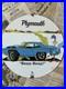 Vintage-1967-Plymouth-Chrysler-Auto-Service-12-Inch-Porcelain-Enamel-Sign-01-kh