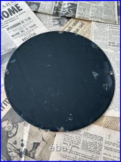 Vintage 1967 Plymouth Chrysler Auto Service 12 Inch Porcelain Enamel Sign