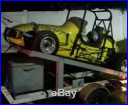 Vintage 1968 half midget racecar + trailer + parts owned by Henry Spook Casper