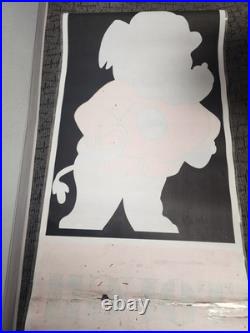 Vintage 1969 Elephant OPEL TOUGH Car Dealership Banner Super Rare GM