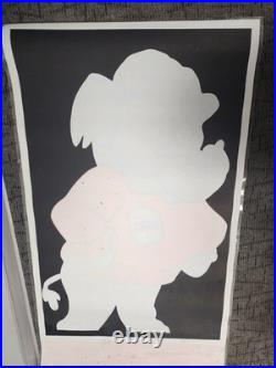 Vintage 1969 Elephant OPEL TOUGH Car Dealership Banner Super Rare GM