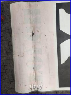 Vintage 1969 Elephant OPEL TOUGH Car Dealership Banner Super Rare GM