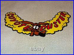 Vintage 1969 Plymouth Road Runner Coyote Duster 12 Metal Gasoline Oil Sign Wile