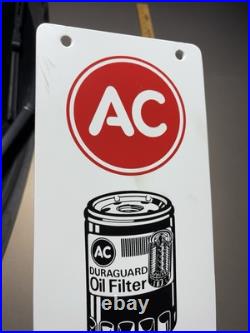 Vintage 1970s/ 1980s AC-DELCO 34.5 x 6 Dealership Service Center Plastic Sign