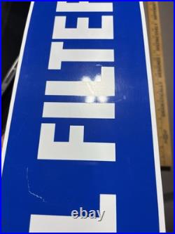 Vintage 1970s/ 1980s AC-DELCO 34.5 x 6 Dealership Service Center Plastic Sign