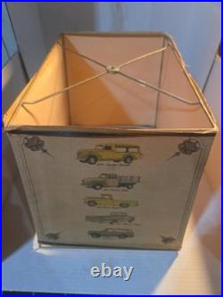 Vintage 1970s Chevrolet Chevy Dealer Promotional Truck Car Lamp Shade Very Rare