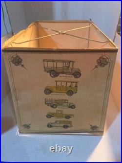 Vintage 1970s Chevrolet Chevy Dealer Promotional Truck Car Lamp Shade Very Rare