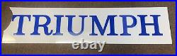 Vintage 1970s Triumph English Car Automobile Automotive Plexiglass Sign 6' X 17