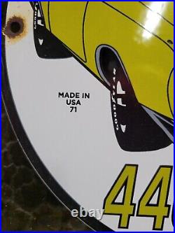 Vintage 1971 Dodge Charger Porcelain Sign 440 Muscle Car Dealer Gas Advertising