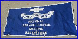 Vintage 1978 CHEVY CHEVROLET Advertising SIGN NATIONAL SECURITY COUNCIL MEETING