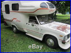 Vintage 1981 Toyota Mirage mini motor home camper truck 80,000 miles duelly runs