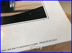 Vintage 1984 Chevrolet Dealership Cardboard Sign Dealer Display GM Chevy Truck