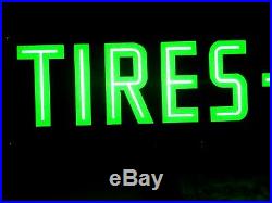 Vintage 30's-40's Tires-tubeslighted Signneon Productsmotorcyclecarbicycle