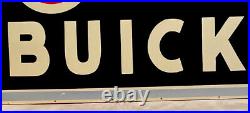 Vintage 48 26# Buick Dealership Sales Service Porcelain Sign Car Truck Gas Oil