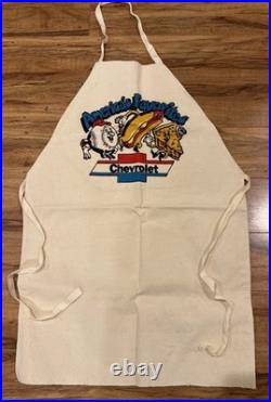 Vintage 70's America's Favorite Apron Baseball, Hot Dogs, Apple Pie and Chevrolet