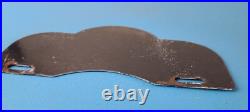 Vintage AAA Automobile Club License Plate Topper Sign Ad on Automobile Topper