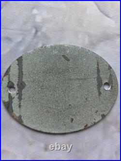 Vintage Aaa Oregon Automobile Owners Association Of America Porcelain Sign. 3×4