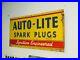 Vintage-Advertising-Auto-Lite-Spark-Plugs-Sign-Car-Gas-Oil-Original-01-mxev