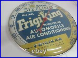 Vintage Advertising Frigiking Auto Round Pam Thermometer Garage Store 227-p