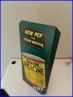 Vintage Advertising Sign- Shaler Rislone Sign-vintage Service Station- Auto