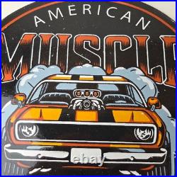 Vintage American Muscle Sign Old Automobile Car Service Station Gas Sign