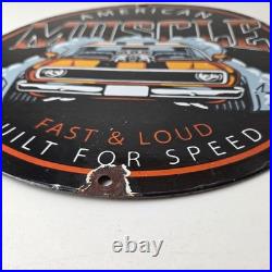 Vintage American Muscle Sign Old Automobile Car Service Station Gas Sign