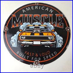 Vintage American Muscle Sign Old Automobile Car Service Station Gas Sign