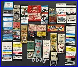 Vintage Antique Original Oil Gas Automotive Truck Car Service Matchbook Covers