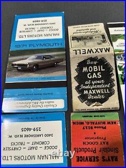 Vintage Antique Original Oil Gas Automotive Truck Car Service Matchbook Covers