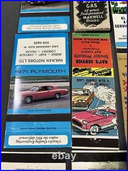 Vintage Antique Original Oil Gas Automotive Truck Car Service Matchbook Covers