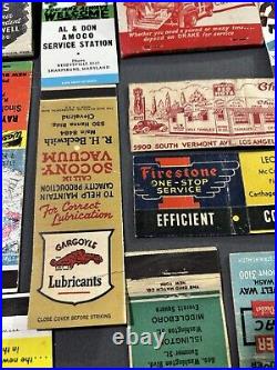 Vintage Antique Original Oil Gas Automotive Truck Car Service Matchbook Covers