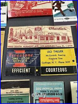 Vintage Antique Original Oil Gas Automotive Truck Car Service Matchbook Covers