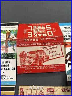 Vintage Antique Original Oil Gas Automotive Truck Car Service Matchbook Covers