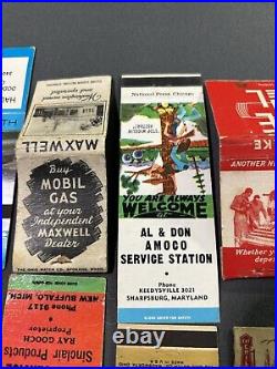 Vintage Antique Original Oil Gas Automotive Truck Car Service Matchbook Covers