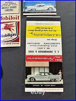 Vintage Antique Original Oil Gas Automotive Truck Car Service Matchbook Covers