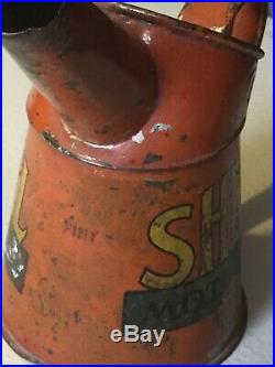 Vintage / Antique Shell 1pint Oil Jug Pourer Dispenser GR 264/35 Goodwood