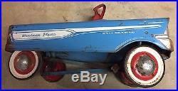 Vintage Antique Western Flyer Pedal Car Toy Advertising American USA Early Hobby