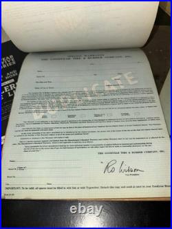 Vintage Art Deco Era Automobile Advertising Goodyear Tires Dealer Paperwork