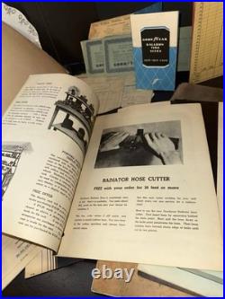 Vintage Art Deco Era Automobile Advertising Goodyear Tires Dealer Paperwork