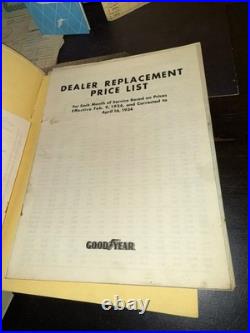 Vintage Art Deco Era Automobile Advertising Goodyear Tires Dealer Paperwork