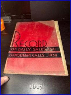 Vintage Art Deco Era Automobile Advertising Goodyear Tires Dealer Paperwork