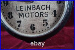 Vintage Art Deco Studebaker Dealership Advertising Clock Advertising Working