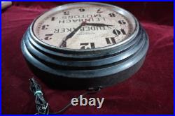 Vintage Art Deco Studebaker Dealership Advertising Clock Advertising Working