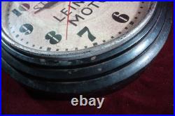 Vintage Art Deco Studebaker Dealership Advertising Clock Advertising Working