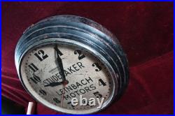 Vintage Art Deco Studebaker Dealership Advertising Clock Advertising Working Vintage Art Deco Studebaker Dealership Advertising Clock Advertising Working
